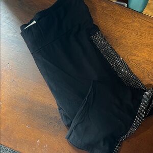 Vocal Black Trousers with Rhinestone Embellishments